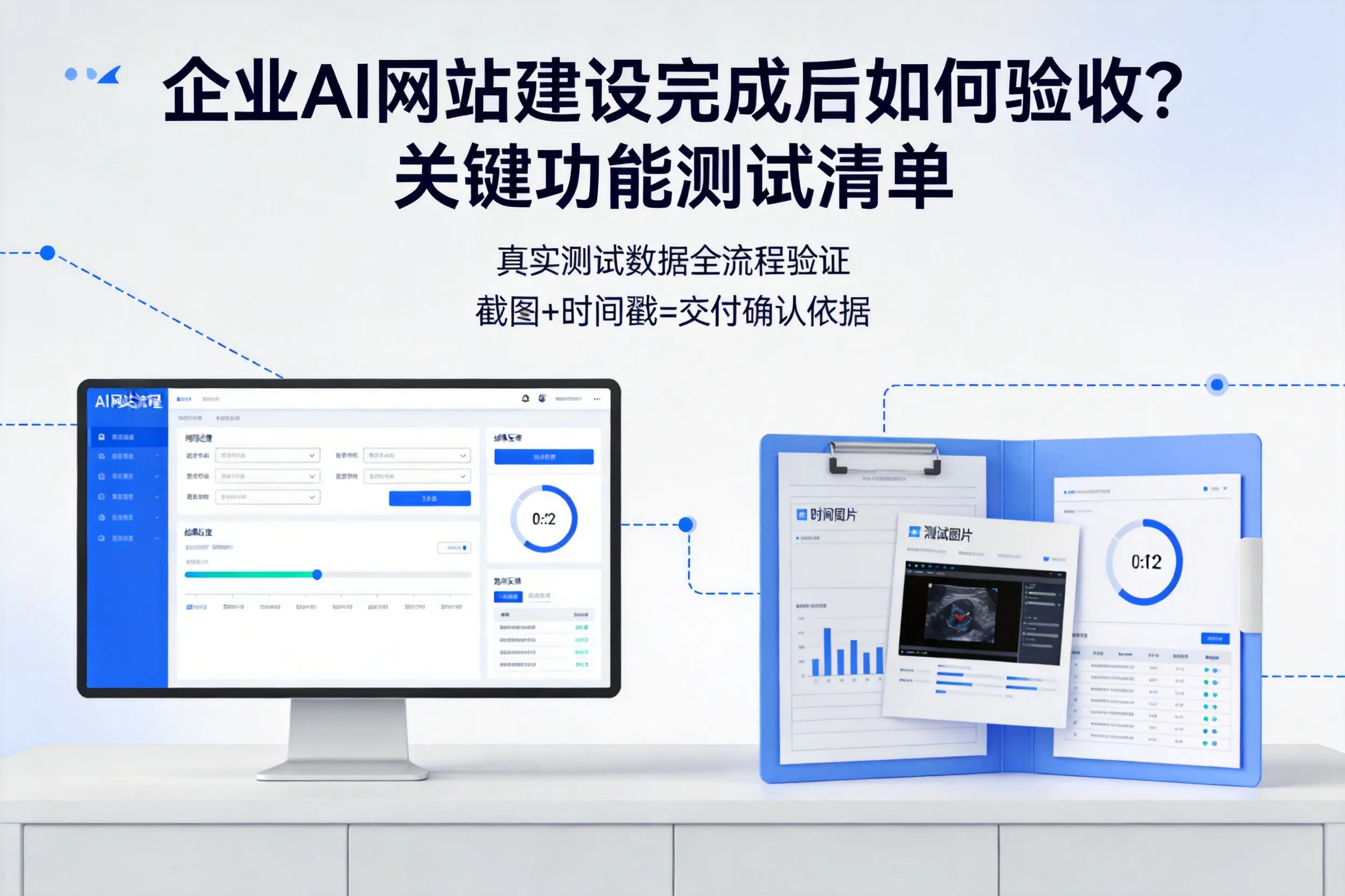 九江企业AI网站建设完成后如何验收?关键功能测试清单