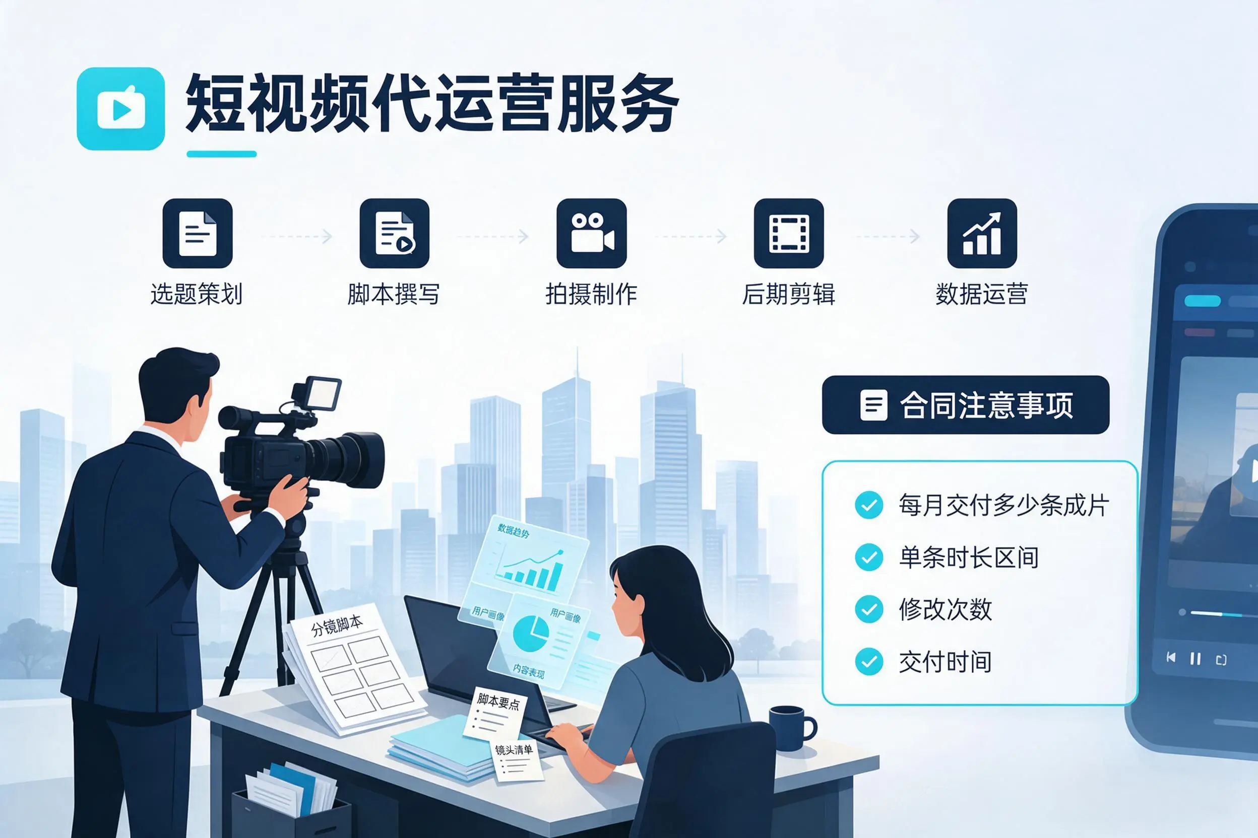 短视频代运营包含哪些服务？九江企业常见问题科普
