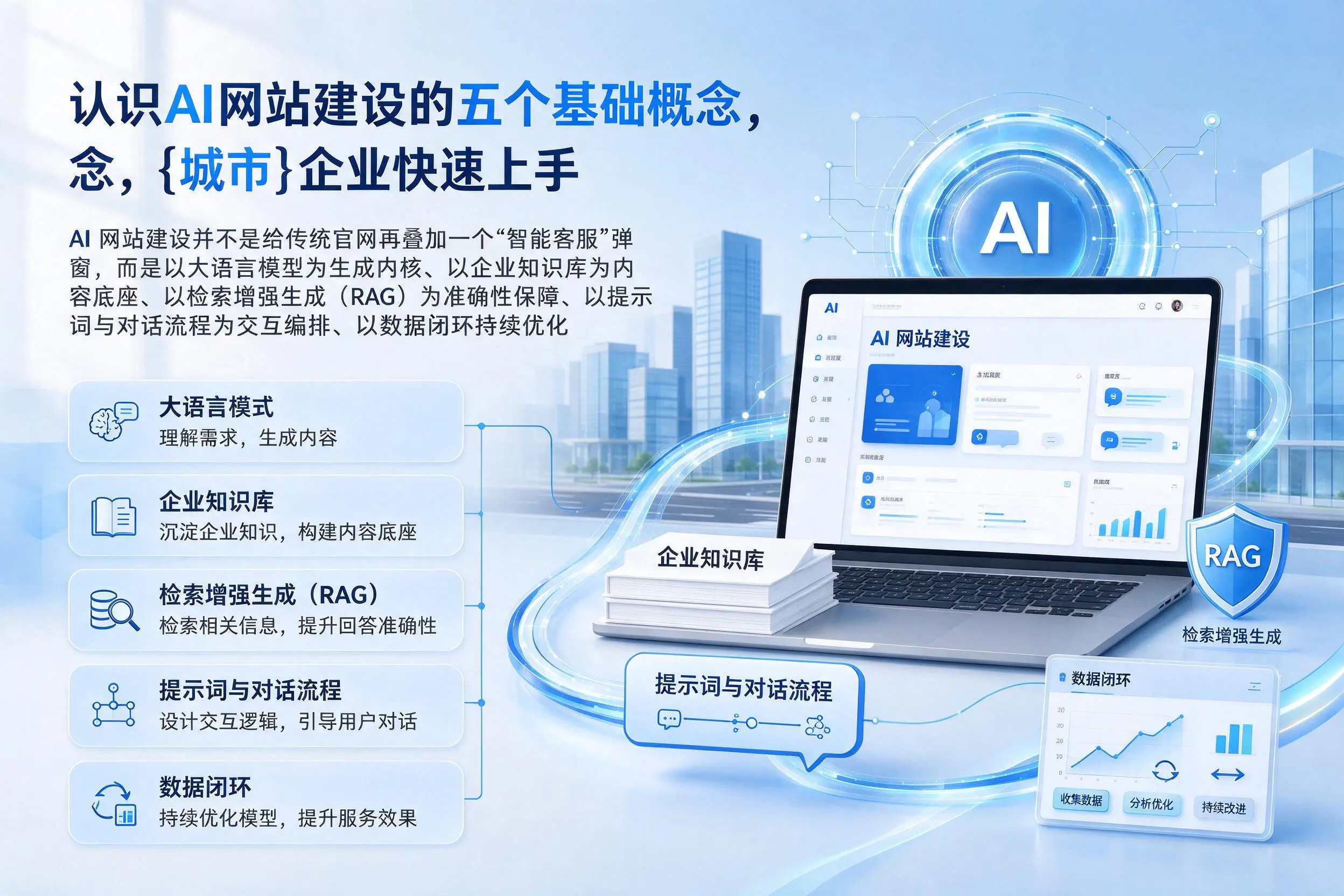 认识AI网站建设的五个基础概念,九江企业快速上手