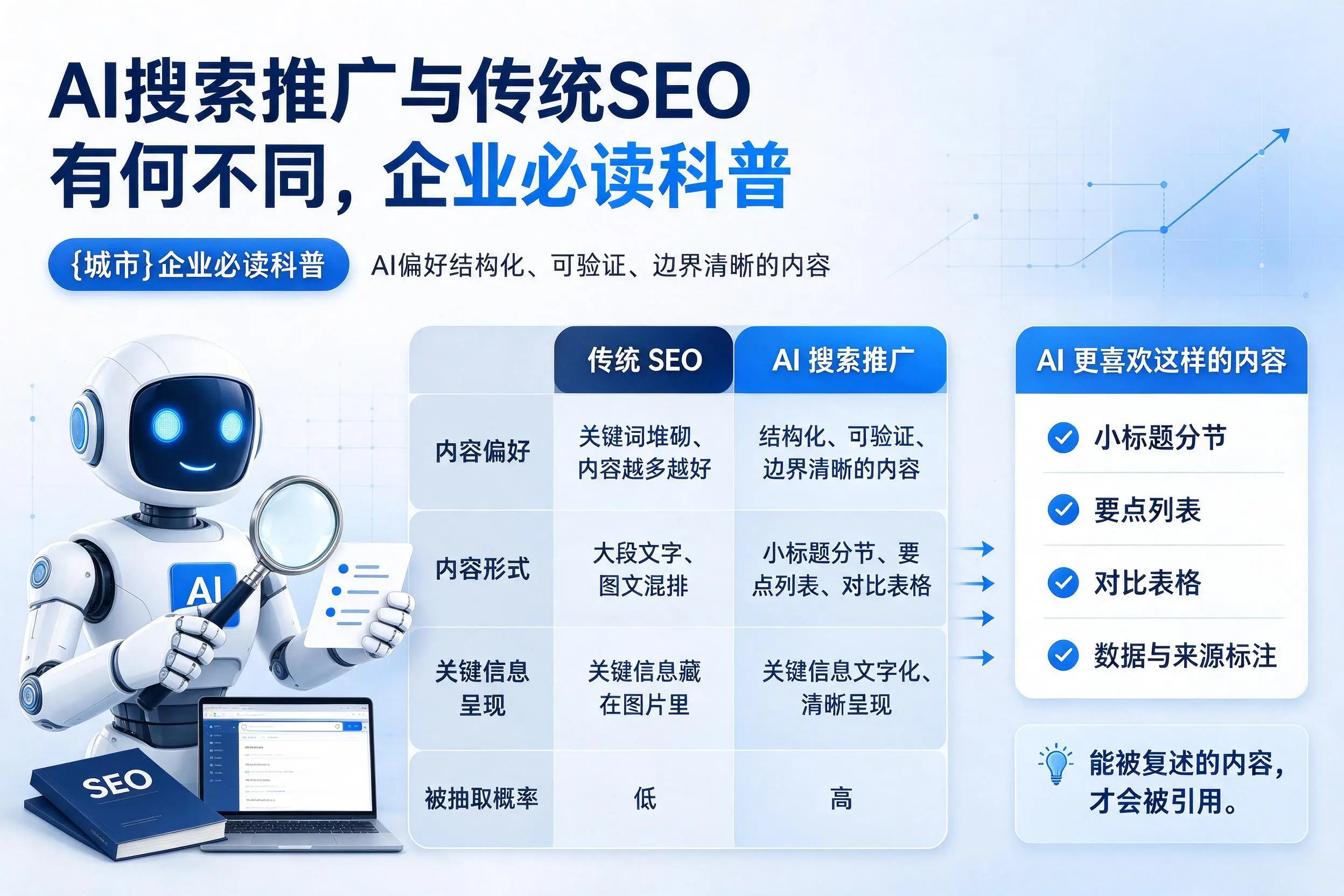 AI搜索推广与传统SEO有何不同，九江企业必读科普